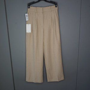 Aritzia Wilfred The Effortless Cropped Pant in Claudine Hounds Tooth size 00